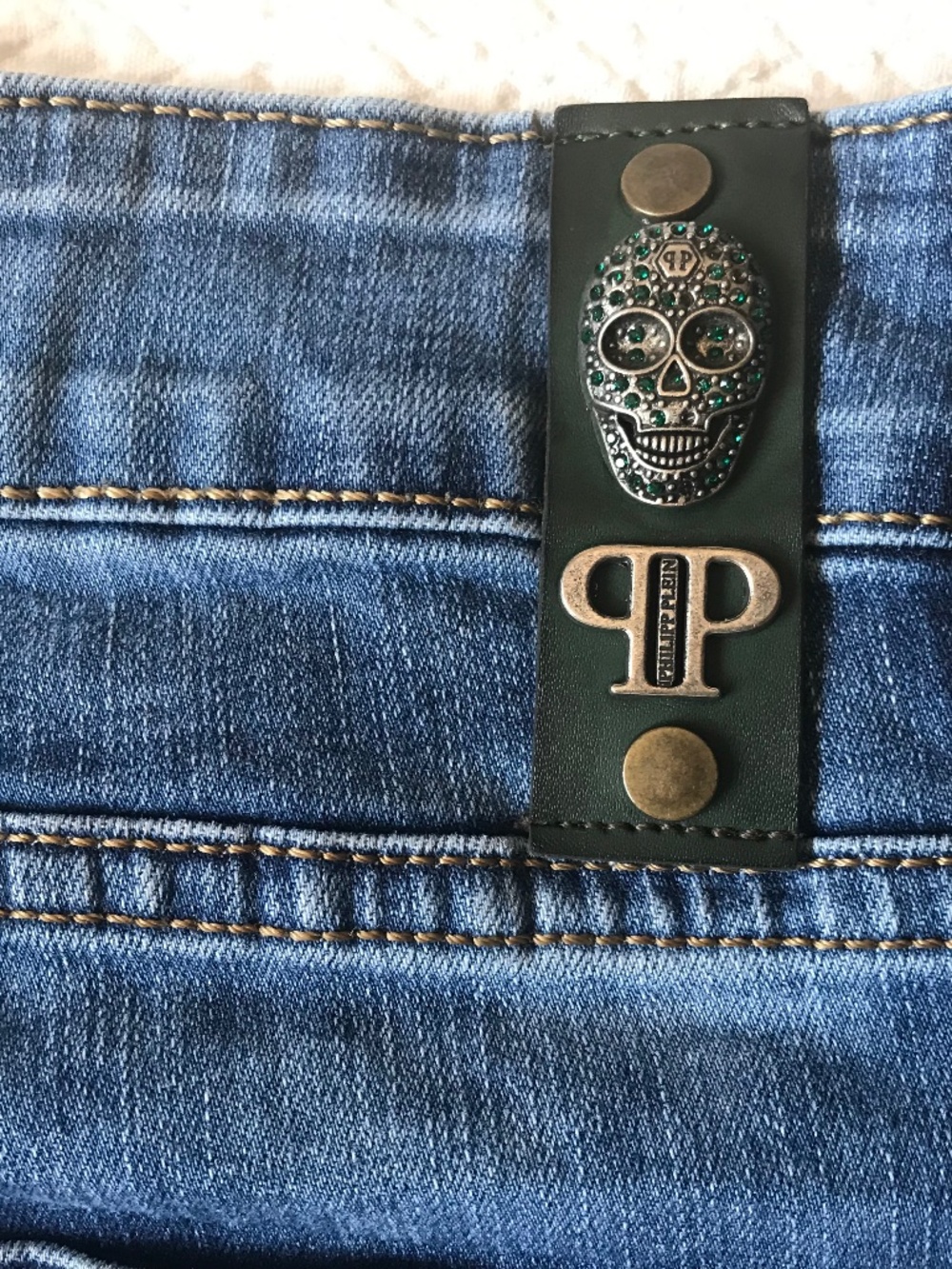Phillip Plein jeans Italy sz.30 crystal embellished